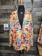 Baha Ranch Women's Vintage Rodeo Poster Blazer - Qu!rk Boutique