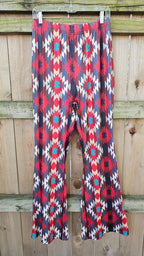 Baha Ranch Sedona Aztec Flare Pants - Qu!rk Boutique