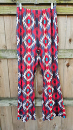 Baha Ranch Sedona Aztec Flare Pants - Qu!rk Boutique