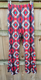 Baha Ranch Sedona Aztec Flare Pants - Qu!rk Boutique
