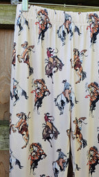 Baha Ranch Vintage Rodeo Cowgirl Flare Pants - Qu!rk Boutique