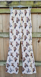 Baha Ranch Vintage Rodeo Cowgirl Flare Pants - Qu!rk Boutique