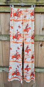 Baha Ranch Retro Western Flare Pants - Qu!rk Boutique