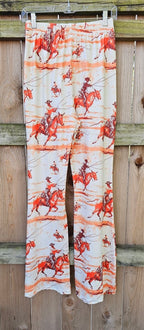 Baha Ranch Retro Western Flare Pants - Qu!rk Boutique