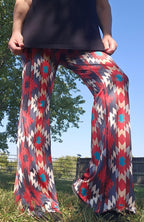 Baha Ranch Sedona Aztec Flare Pants - Qu!rk Boutique
