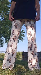 Baha Ranch Vintage Rodeo Cowgirl Flare Pants - Qu!rk Boutique