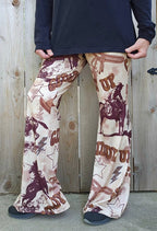 Baha Ranch Cowboy Ranch Flare Pants - Qu!rk Boutique
