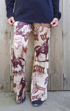 Baha Ranch Cowboy Ranch Flare Pants - Qu!rk Boutique