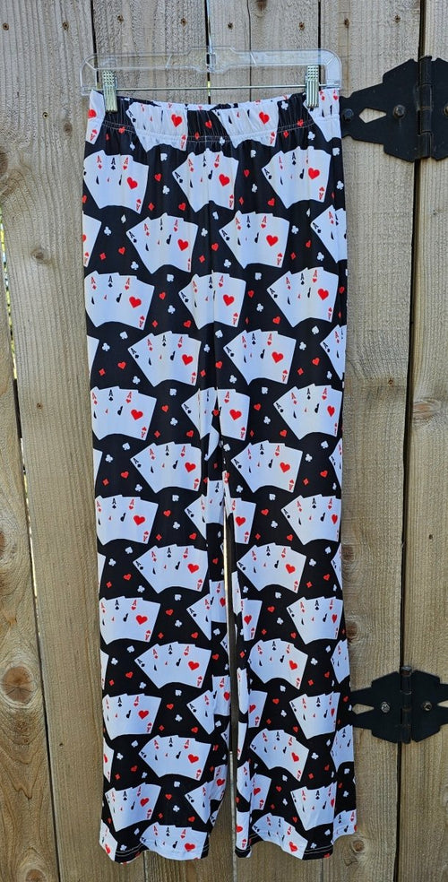 Baha Ranch Vegas Casino Gambling Flare Pants - Qu!rk Boutique