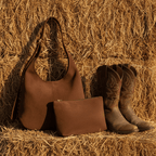Suede Hobo Shoulder Bag - Qu!rk Boutique