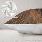 Baha Ranch Beautiful Highland Velvety Soft Pillow Cover Made in America - Qu!rk Boutique