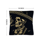 Colores De Mexico Mariachi Pillow Case Made in America - Qu!rk Boutique