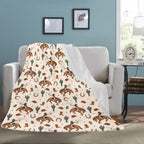 Rodeo Cowboy Throw Blanket Ultra-Soft Micro Fleece Blanket 60" x 80" Made in America - Qu!rk Boutique