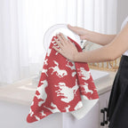 Red Rodeo Cowboy Set of 2 Dish Towels Made in America - Qu!rk Boutique