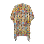 Baha Ranch Vintage Rodeo Poster Duster Kimono Coverup Women's Long Cover Up - Qu!rk Boutique