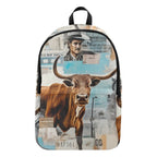 Vintage Bull Collage Western Backpack - Qu!rk Boutique