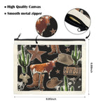 Baha Ranch Western Cosmetic Bag Pack of 5 Made in America - Qu!rk Boutique