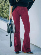 Corduroy Flare Pants - Qu!rk Boutique