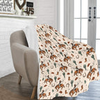 Rodeo Cowboy Throw Blanket Ultra-Soft Micro Fleece Blanket 60" x 80" Made in America - Qu!rk Boutique