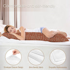 Baha Ranch Brown Aztec Body Pillow Cover Made in America - Qu!rk Boutique