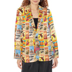 Baha Ranch Women's Vintage Rodeo Poster Blazer - Qu!rk Boutique