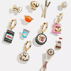 💙 Food Theme Copper Asymmetry Earring - Qu!rk Boutique