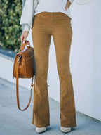 Corduroy Flare Pants - Qu!rk Boutique