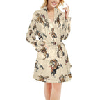 Vintage Cowgirl Women's Bath Robe - Qu!rk Boutique