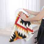 Southwestern Aztec Set of 2 Kitchen Dish Towels Made in America - Qu!rk Boutique