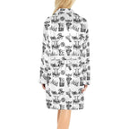 Baha Ranch Cowboy Print Women's Western Bath Robe - Qu!rk Boutique
