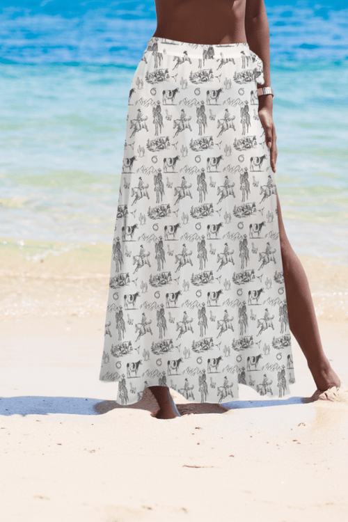 Baha Ranch Ranch Life Beach Coverup Skirt - Qu!rk Boutique