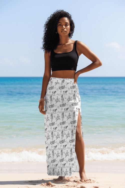 Baha Ranch Ranch Life Beach Coverup Skirt - Qu!rk Boutique