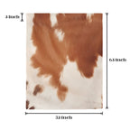 Cow Hide Print Curtains 52" x 63" Made in America - Qu!rk Boutique
