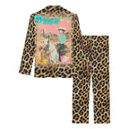 Baha Ranch Retro Pop Western Leopard Pajamas Set - Qu!rk Boutique