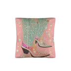 Baha Ranch Retro Pop Western Bling Boots Pillow Case Made in America - Qu!rk Boutique