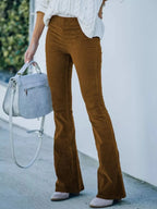 Corduroy Flare Pants - Qu!rk Boutique