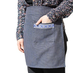 Farah Half Apron - Blue - Qu!rk Boutique