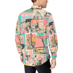 Baha Ranch Pop Western Collage Unisex Button Up Shirt - Qu!rk Boutique