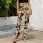 Baha Ranch Cowboy Ranch Flare Pants - Qu!rk Boutique