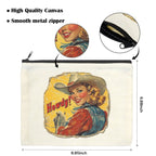Howdy Cosmetic Bag Pack of 5 Made in America - Qu!rk Boutique
