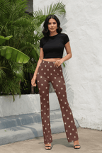 Baha Ranch Star Print Flare Pants - Qu!rk Boutique