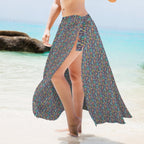 Baha Ranch Cactus Crazy Beach Coverup Skirt - Qu!rk Boutique