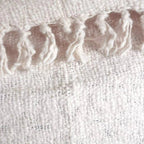 Textured Oxford Throw Blanket Cream - Qu!rk Boutique