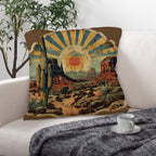 Southwestern Desert Pillow Case Made in America - Qu!rk Boutique
