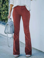 Corduroy Flare Pants - Qu!rk Boutique