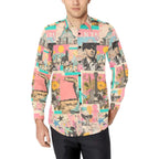 Baha Ranch Pop Western Collage Unisex Button Up Shirt - Qu!rk Boutique