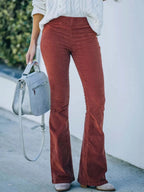 Corduroy Flare Pants - Qu!rk Boutique