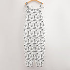 Baha Ranch Ranch Life Overalls Jumpsuit White - Qu!rk Boutique