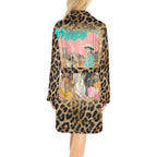 Baha Ranch Retro Pop Western Leopard Cowgirl Robe - Qu!rk Boutique