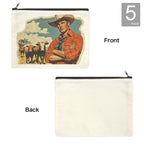 Cowboy Cattle Rancher pack of 5 Cosmetic Bags Made in America - Qu!rk Boutique